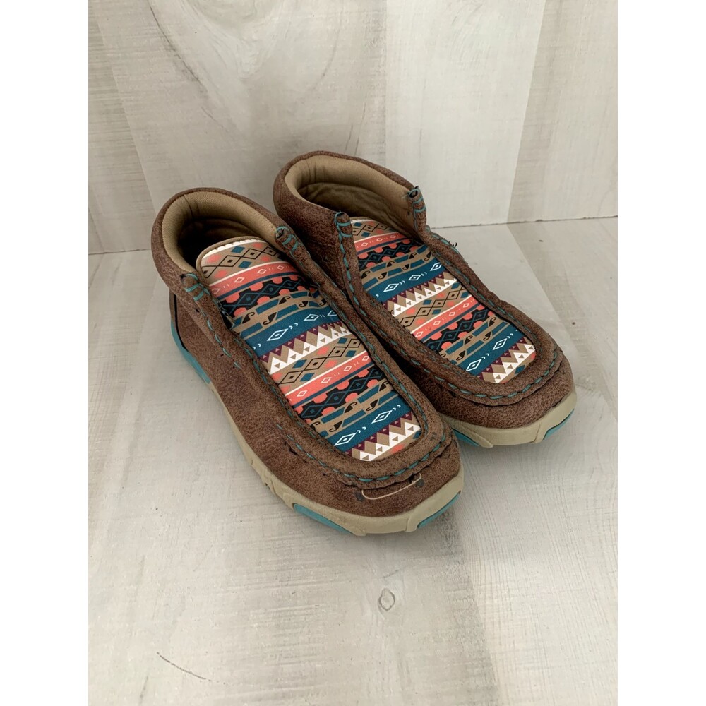 Twister Western Boys size 12 Shoes Toddler Landry Brown 446001902-12 NEEDS LACES